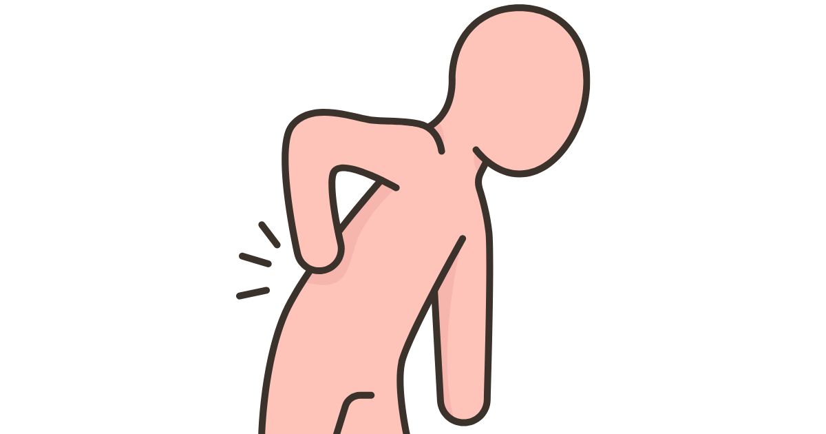 허리 삐끗했을 때